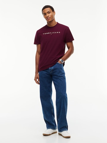Tommy Jeans Тениска в лилав