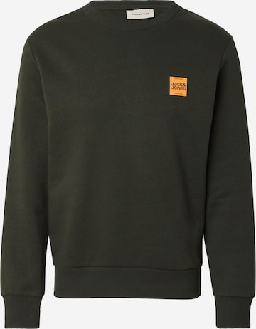 JACK & JONESSweater majica 'JJBrandy' - zelena boja: prednji dio