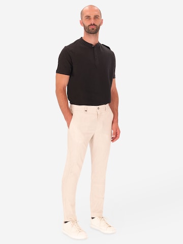 Distretto12 Slimfit Hose 'Kos T. Tajo' in Weiß