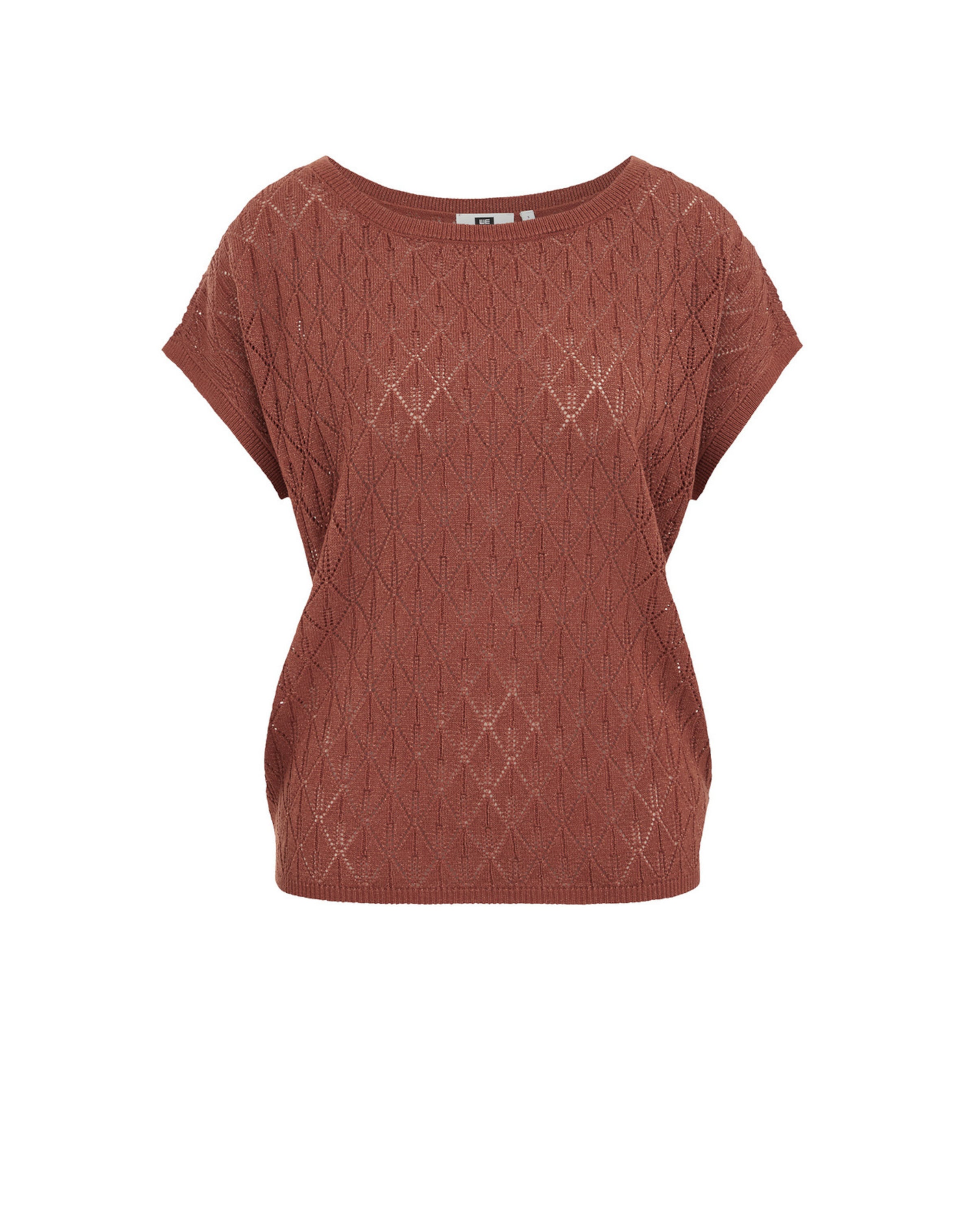 WE Fashion Pullover in Braun: Vorderseite