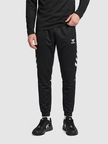 Hummel Regular Workout Pants 'Core 2.0' in Black: front