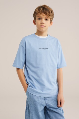 mėlyna WE Fashion Marškinėliai: priekis