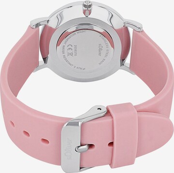 s.Oliver Analog Watch in Pink