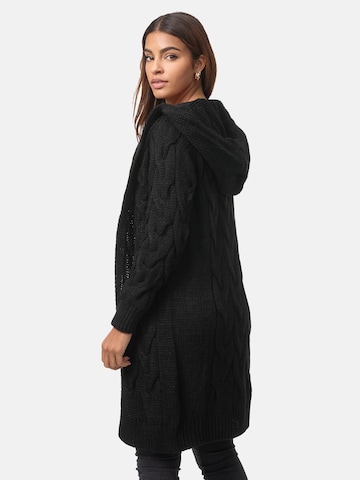 Elara Knitted coat in Black