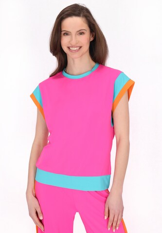 usha BLUE LABEL Shirt 'Fashion Look' in Roze: voorkant