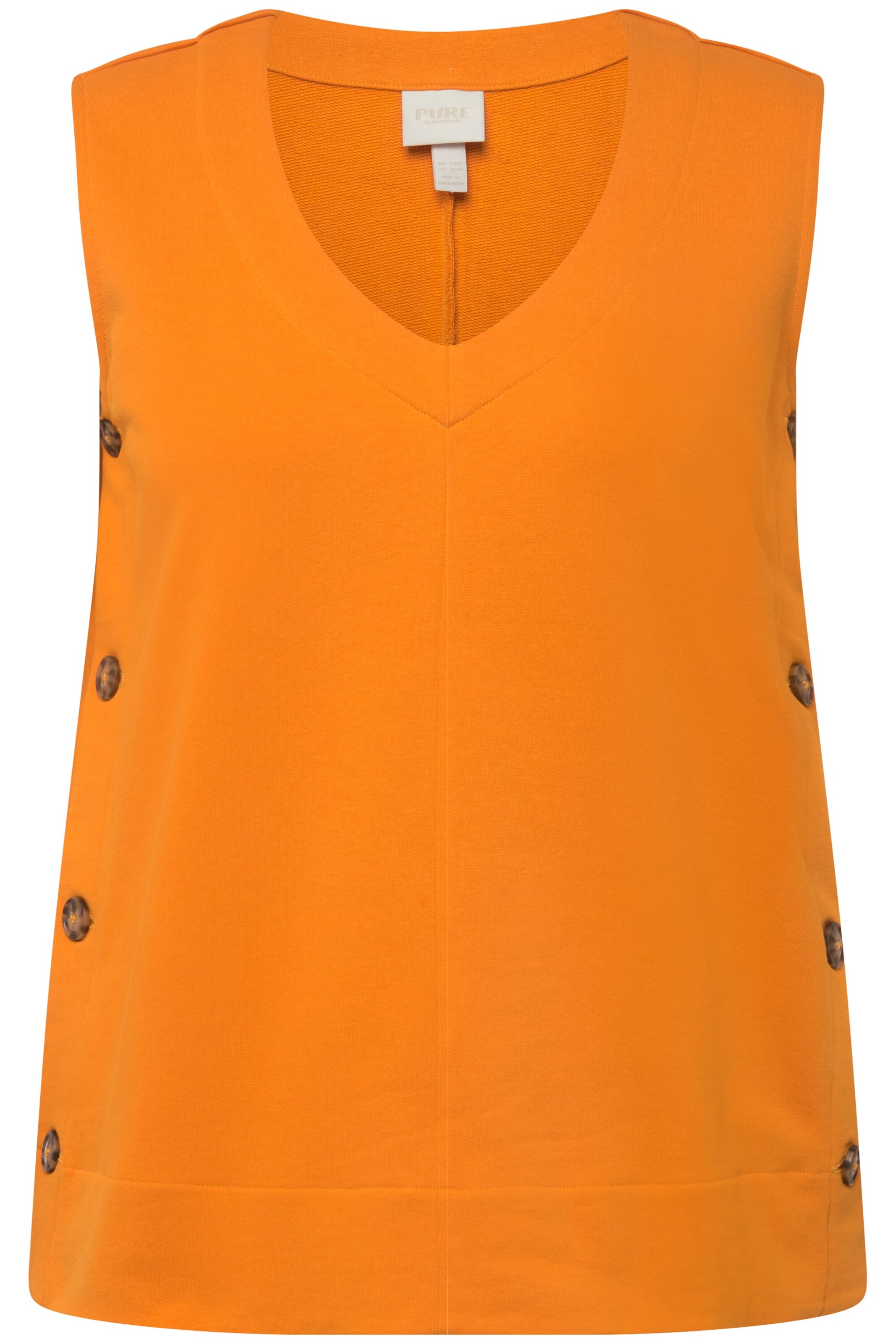 Ulla Popken Sweatshirt in Orange: Vorderseite