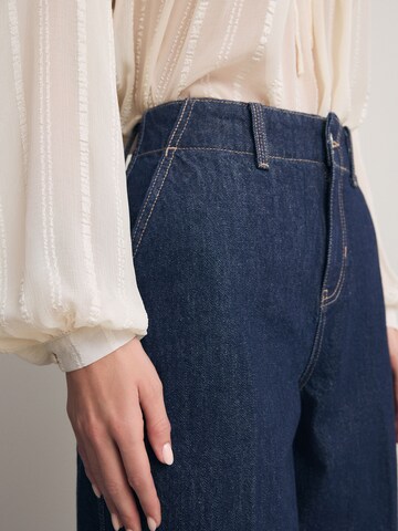 Wide Leg Jean Next en bleu