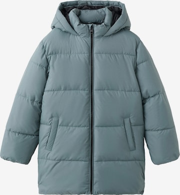 MANGO KIDS Mantel 'AMERLONG' in Blauw: voorkant