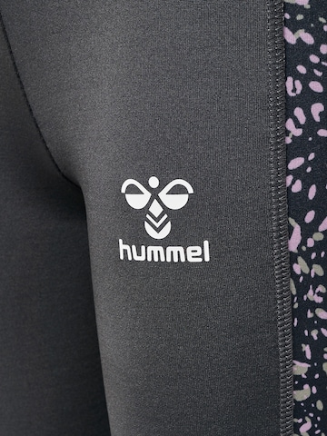 Hummel Slim fit Leggings 'SANNE' in Grey
