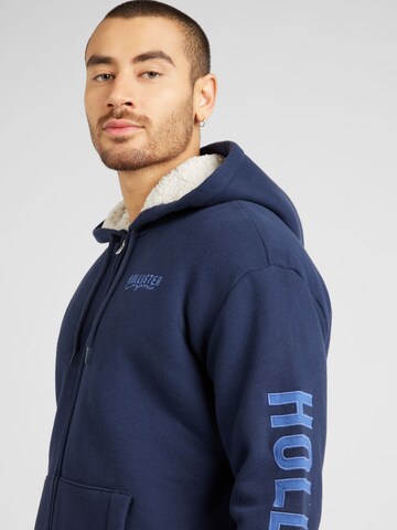 HOLLISTER Sweatjacke in Blau