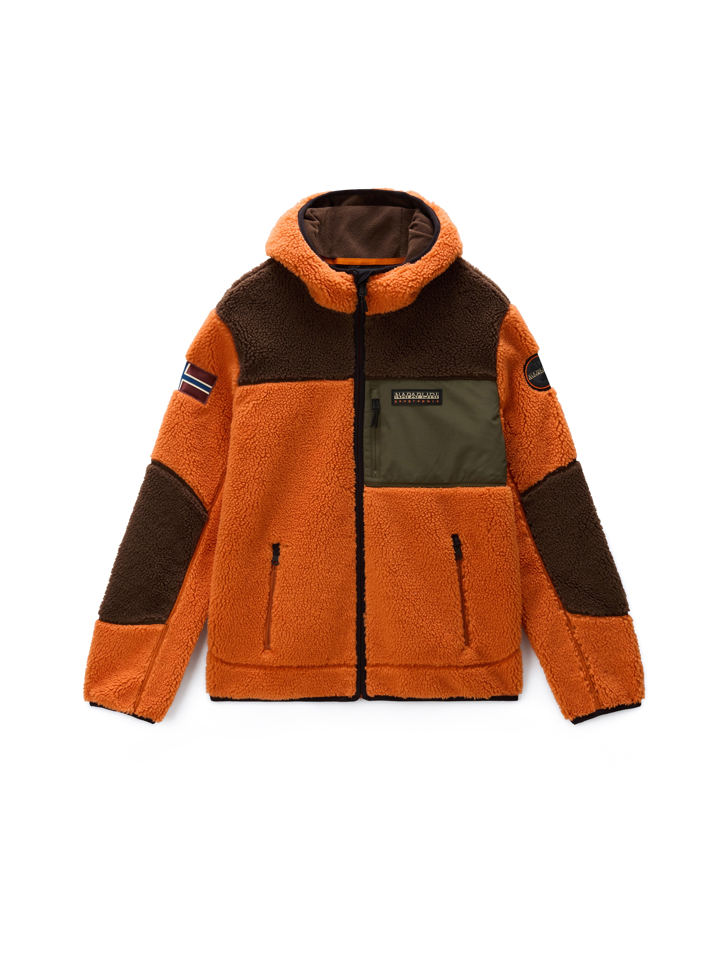 NAPAPIJRI Fleecejacka 'Yupik' i orange: framsida