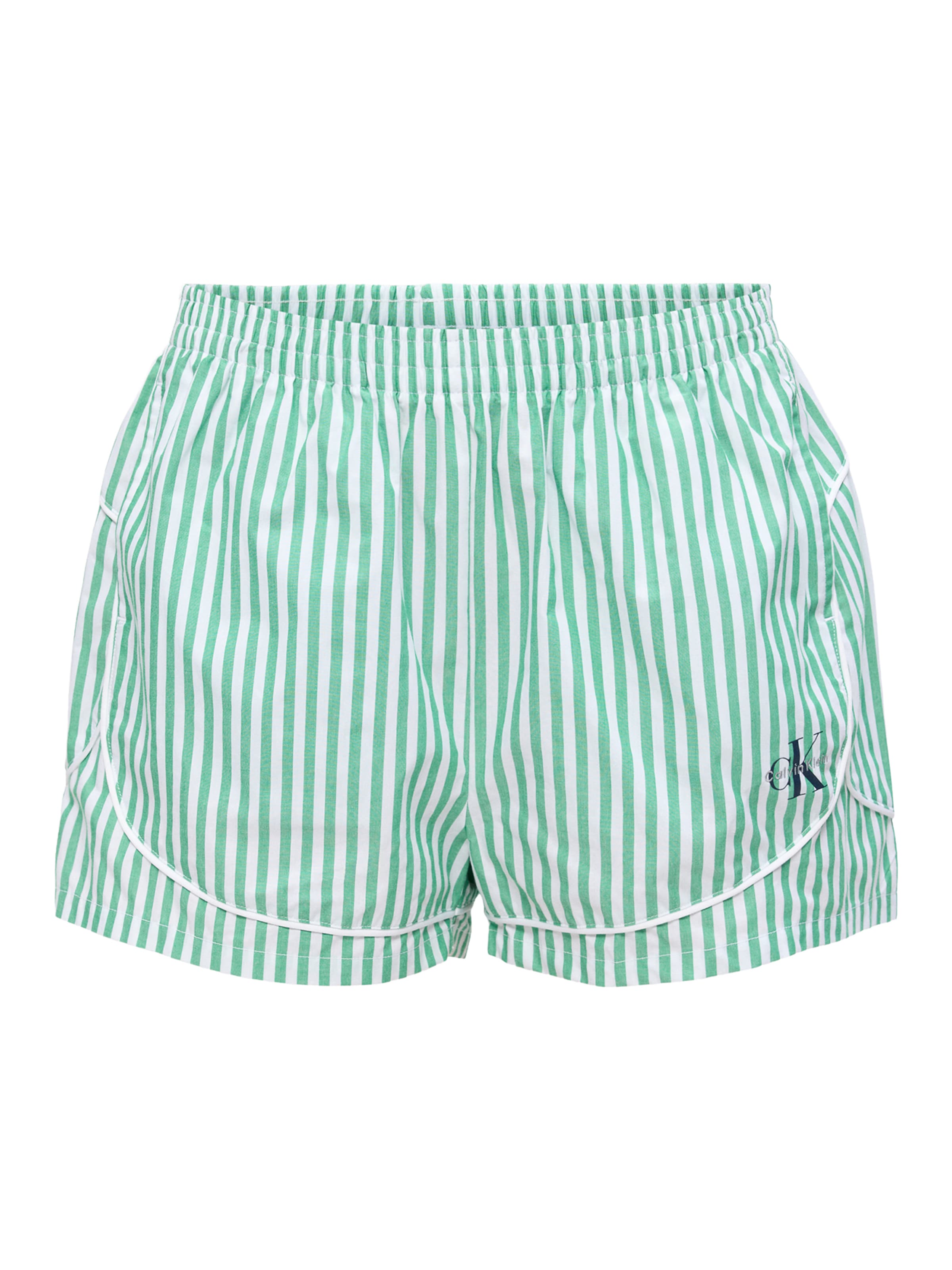 Calvin Klein Underwear Pizsama nadrágok - zöld: elől
