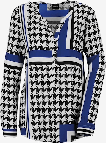 Chemisier MADELEINE en noir : devant