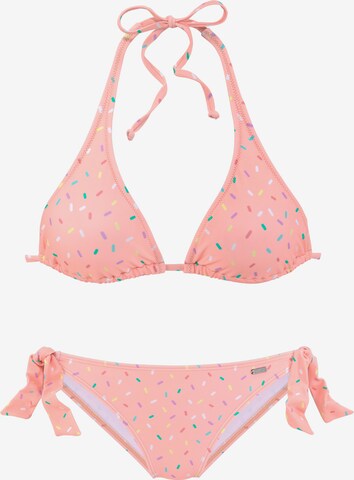 Triangle Bikini BUFFALO en rose : devant