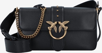 PINKO Olkalaukku 'Love One Classic' värissä musta: etupuoli