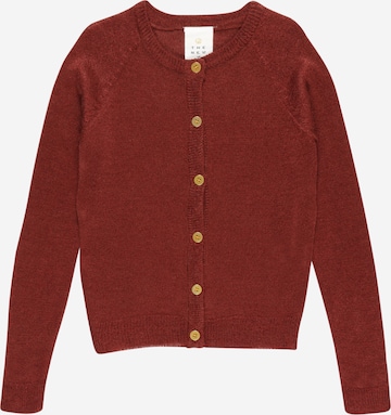 The New Knit Cardigan in Red: front