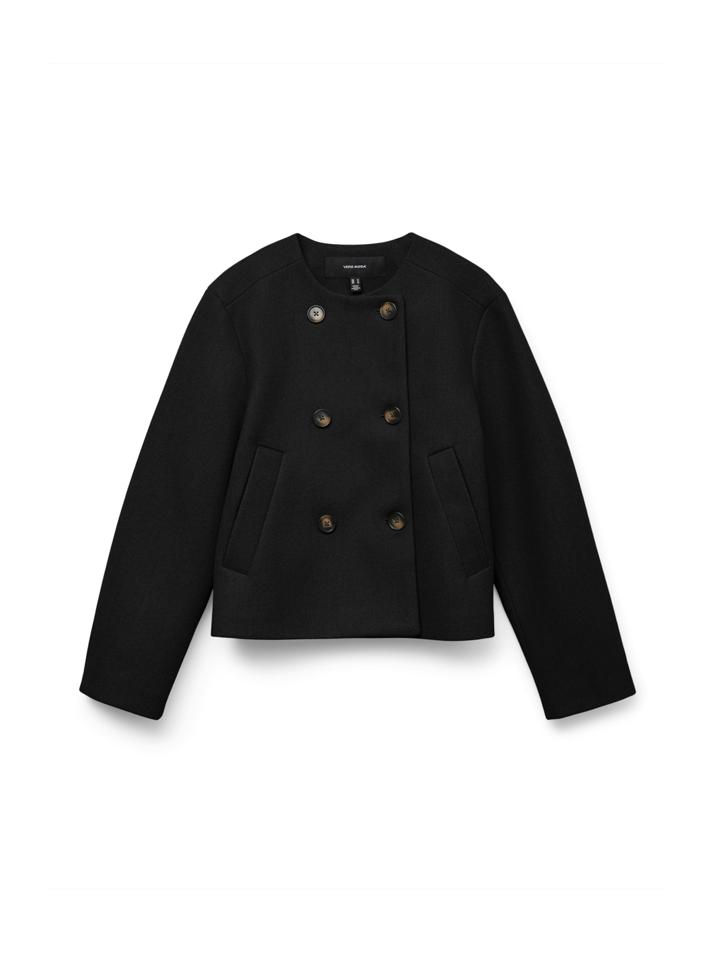 VERO MODA Преходно яке &#x27;VMYORK&#x27; в черно: отпред