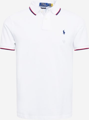 T-Shirt Polo Ralph Lauren en blanc : devant