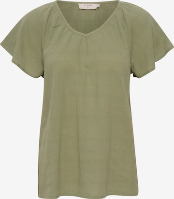 Cream - Blusa 'Kenda' en verde: frente