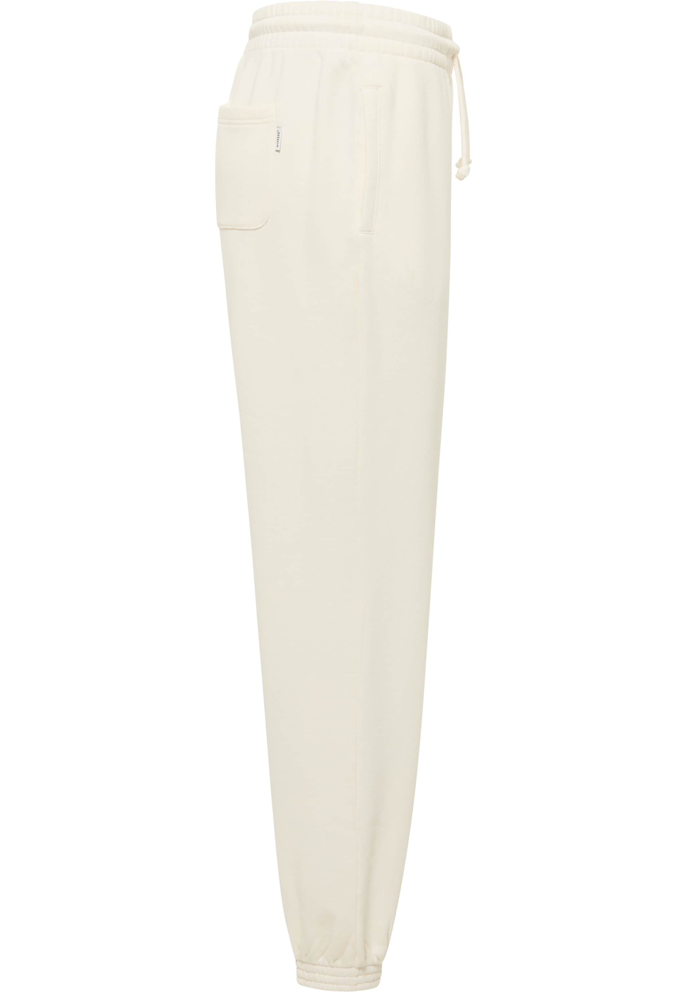 MUSTANG Tapered Pants 'Nucia' in White