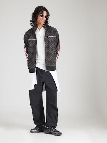 GUESS - Sudadera con cremallera deportiva 'PARIMO' en negro