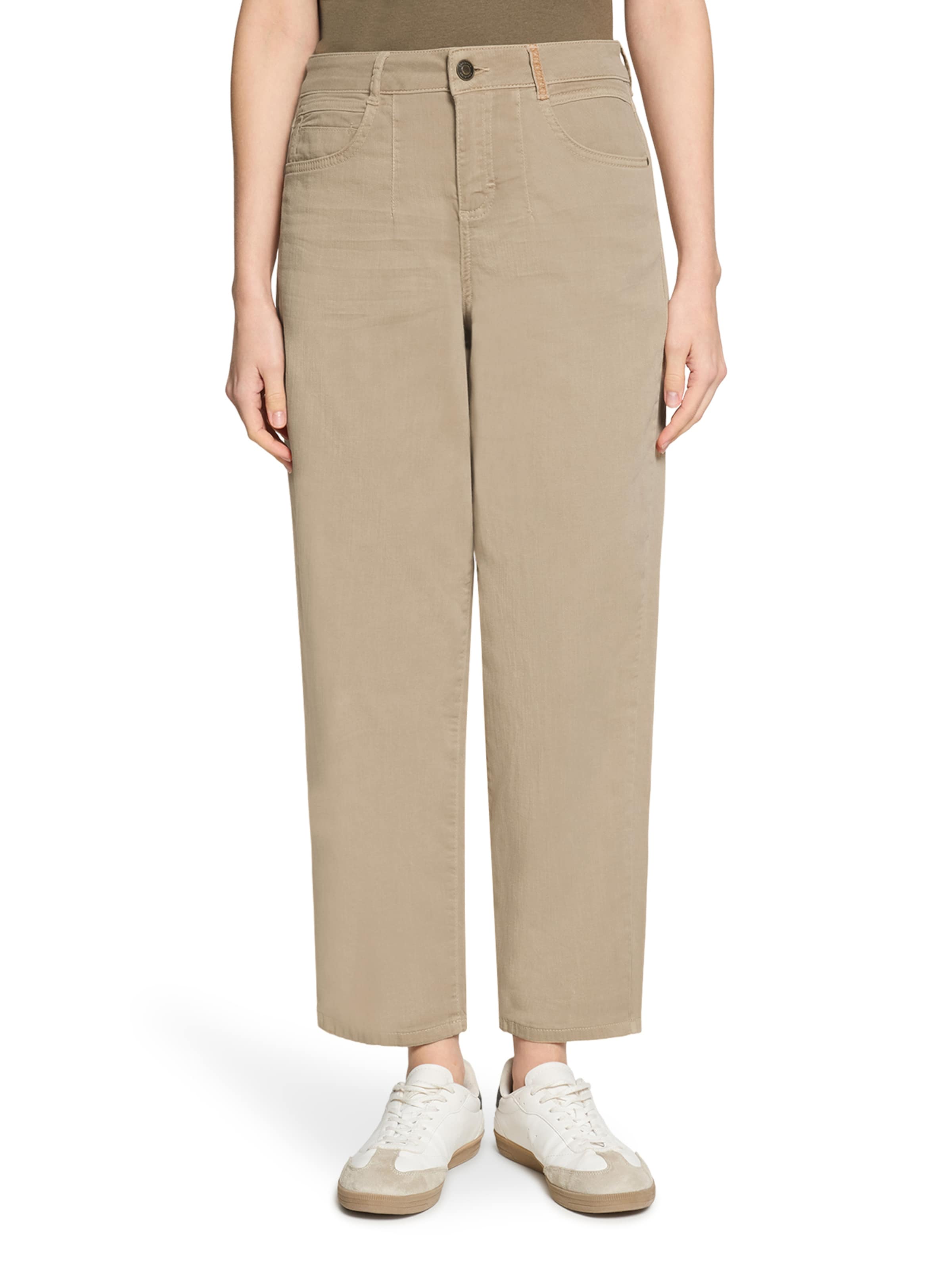 Cartoon Loosefit Jeans in Beige: Vorderseite