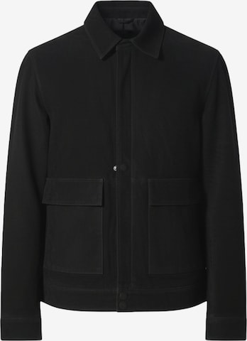 Veste mi-saison Pas De Monaco en noir : devant