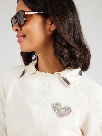 Rich & Royal Pullover in Weiß