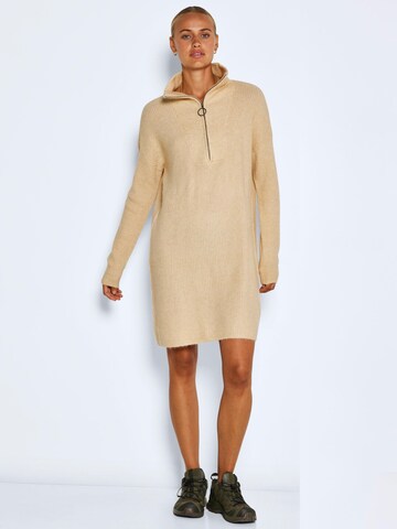 Noisy may Kleid in Beige