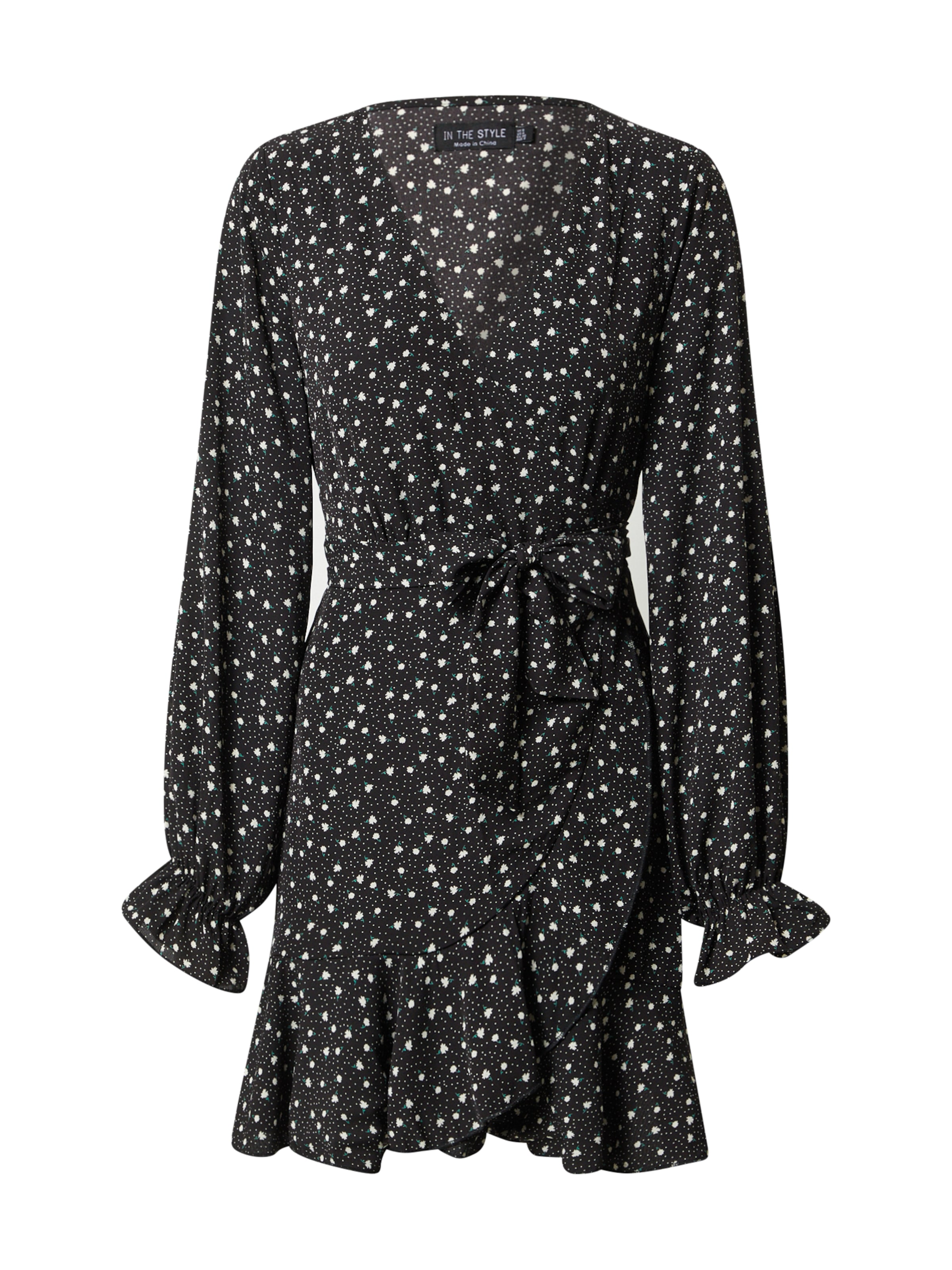 In The Style Рокля 'DANI' в черно: отпред