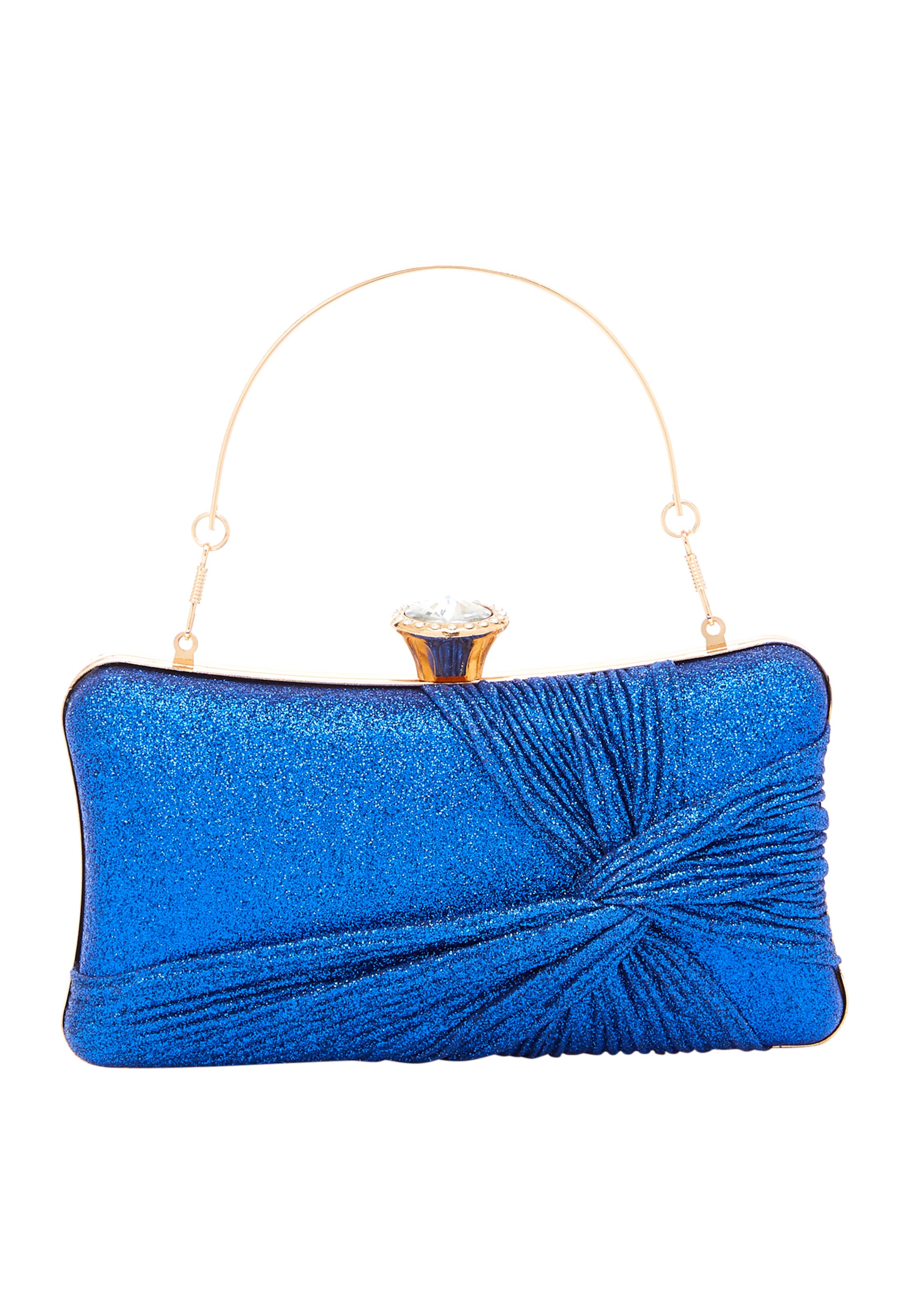 FELIPA Clutch in Blau: Vorderseite