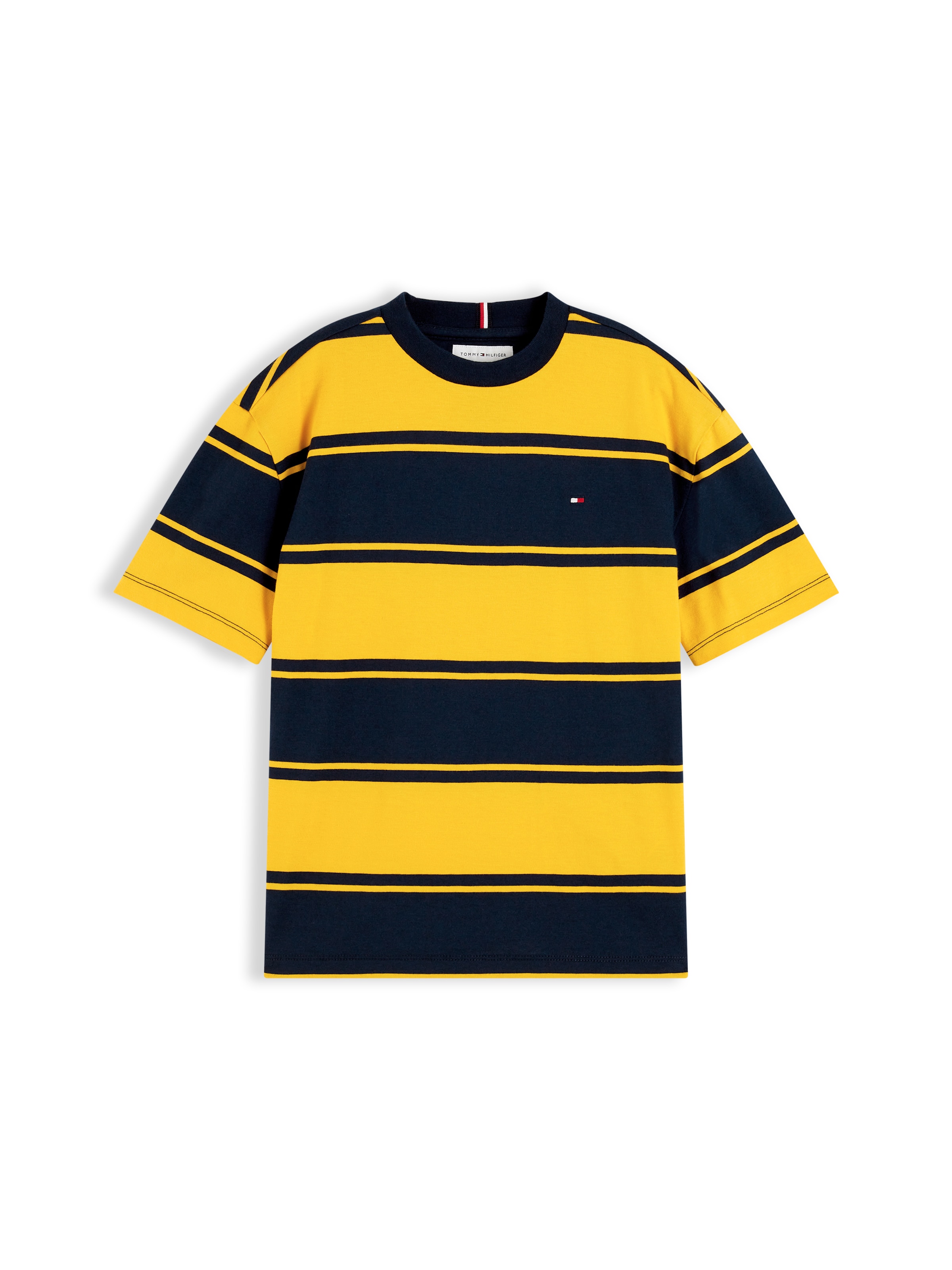 TOMMY HILFIGER Tričko 'ESSENTIAL' – žlutá: přední strana
