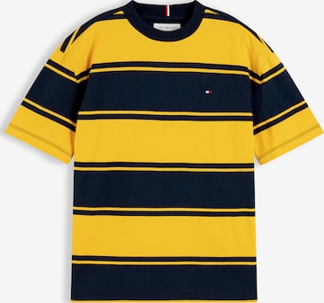 geltona TOMMY HILFIGER Marškinėliai 'ESSENTIAL': priekis
