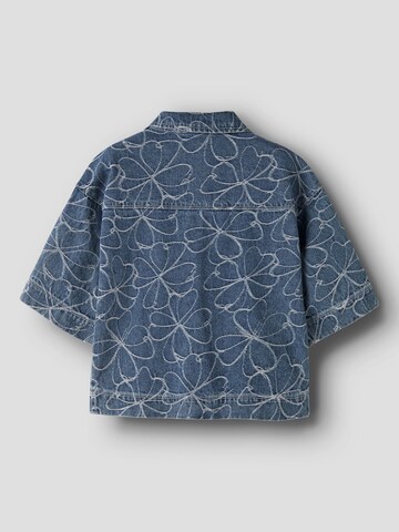 NAME IT Regular Fit Bluse in Blau