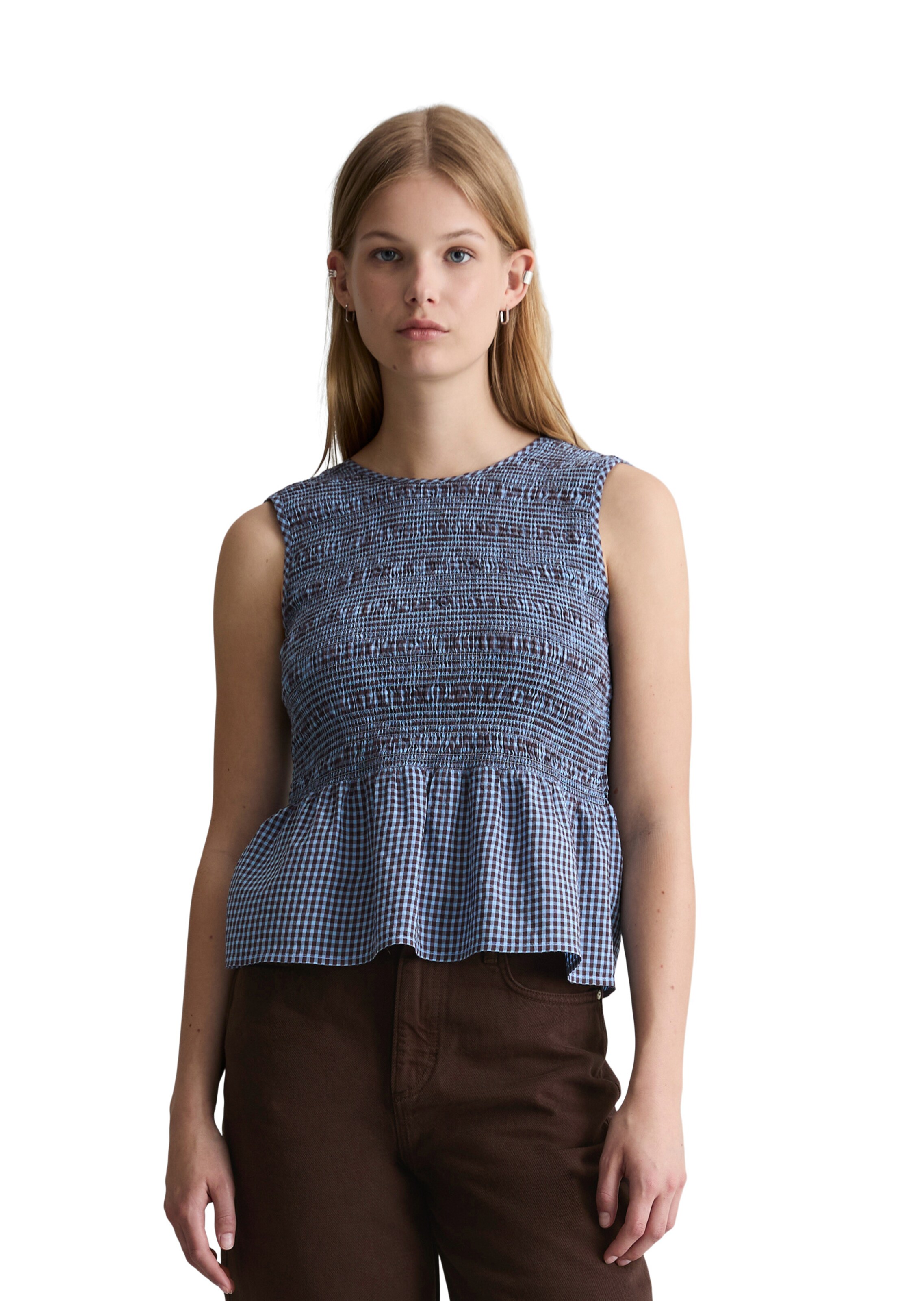 Marc O'Polo DENIM Top in Blau: Vorderseite