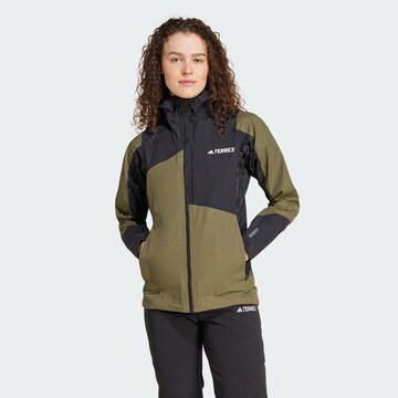 ADIDAS TERREX Outdoorjas 'Xperior Hybrid' in Groen: voorkant