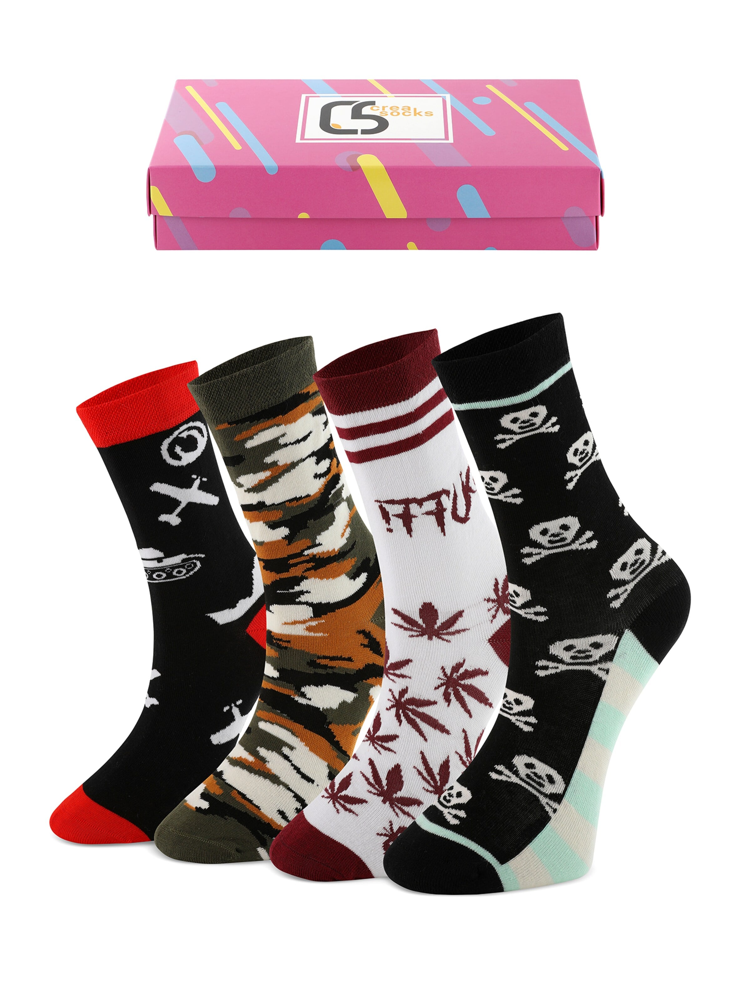 Crea Socks Socks 'Bunt' in Mixed colours: front