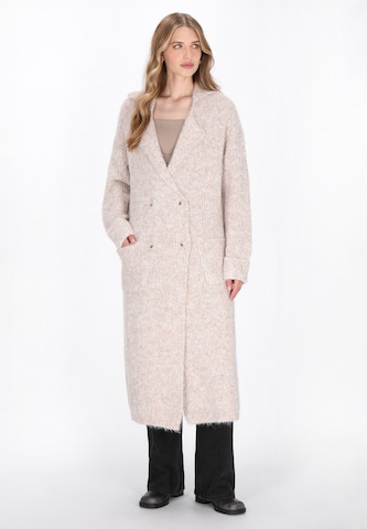 Cardigan DreiMaster Vintage en beige : devant