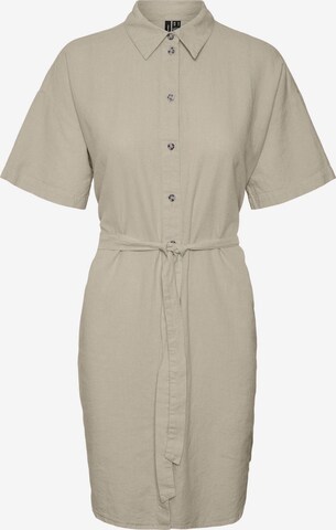 VERO MODA Shirt dress 'LINA' in Grey: front