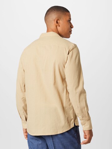 Club Monaco Regular Fit Hemd in Beige