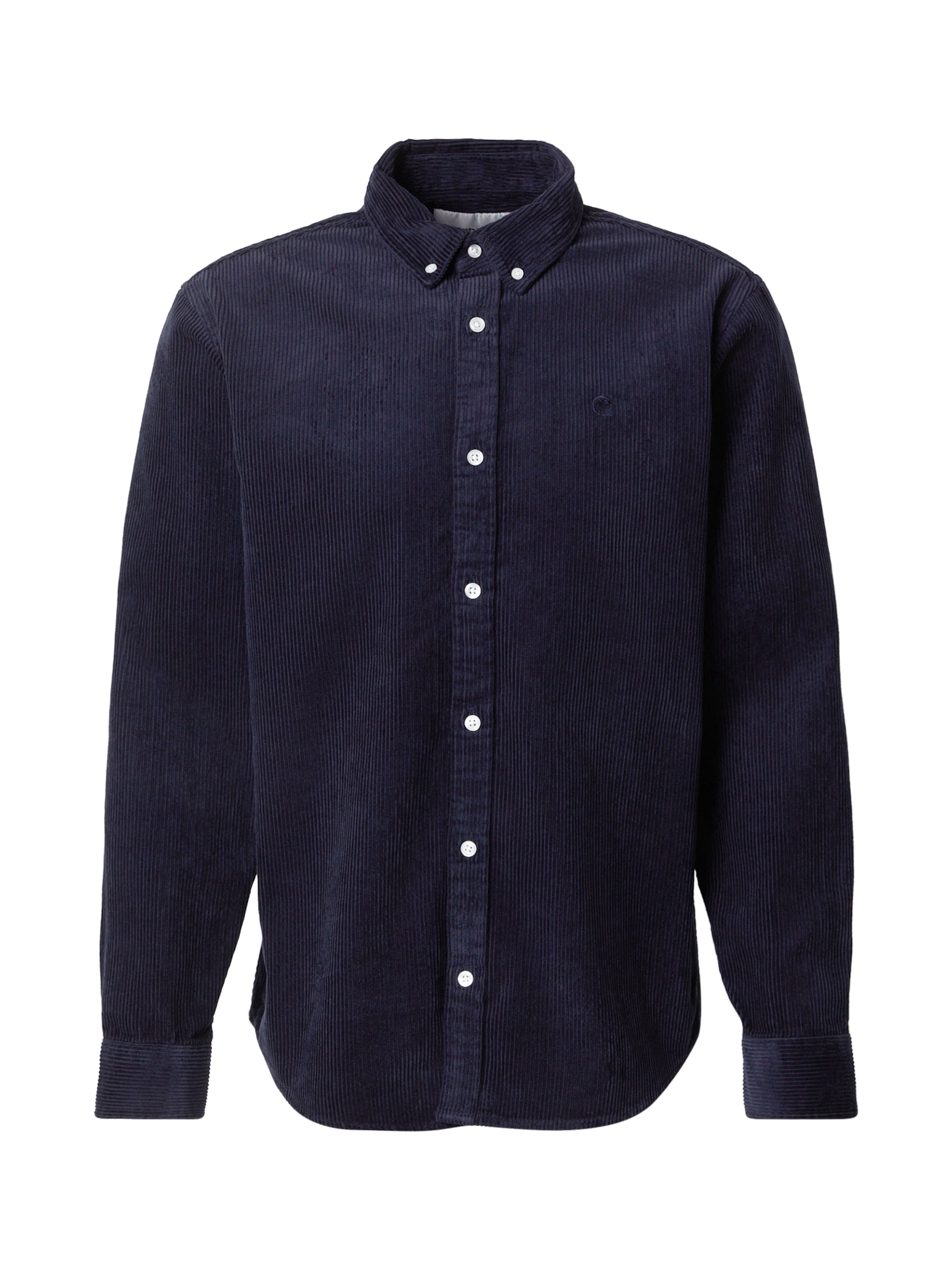 Carhartt WIP Средняя посадка Рубашка в Синий: спереди