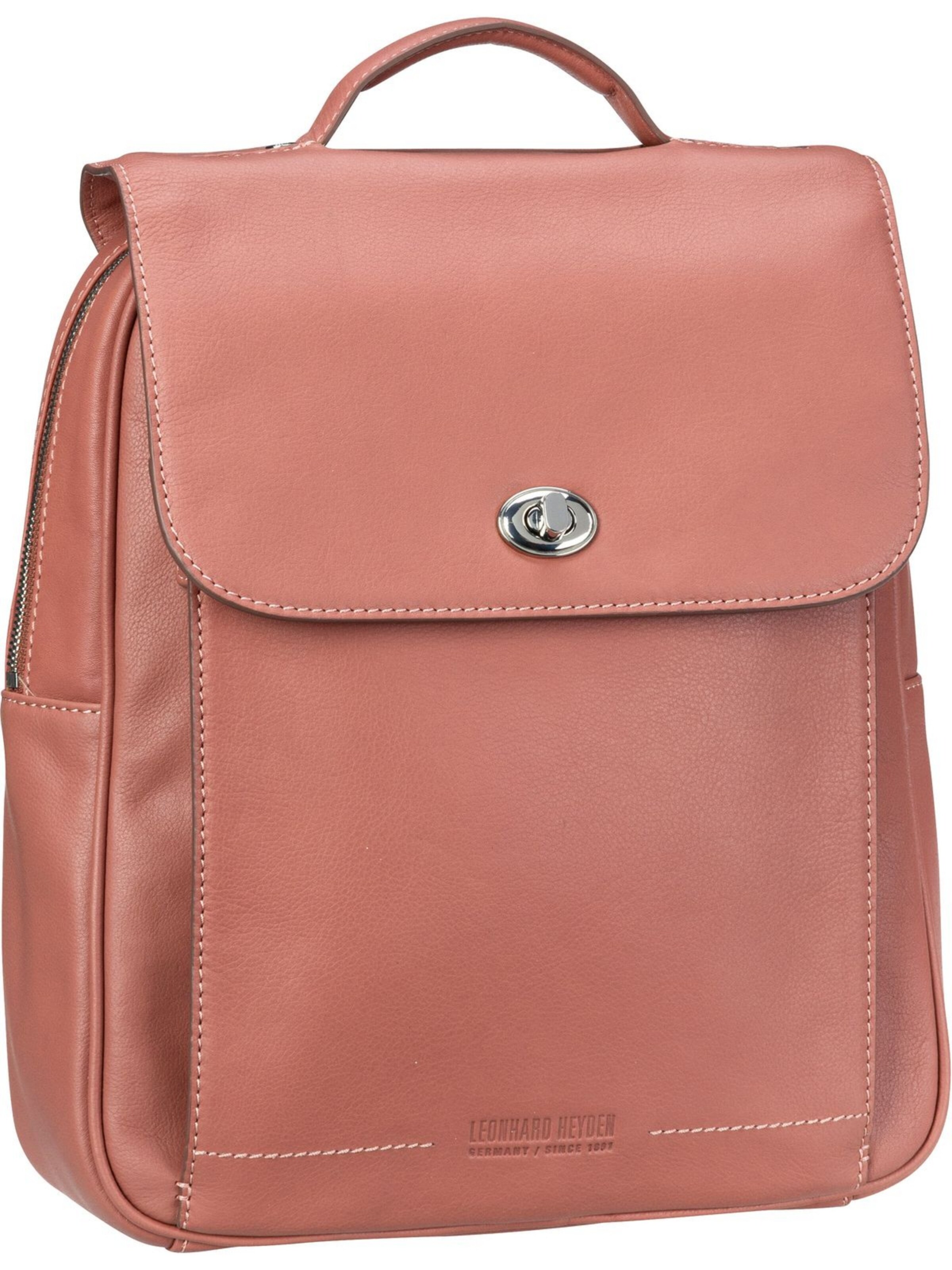 Zaino 'Nizza' di LEONHARD HEYDEN in rosa: frontale