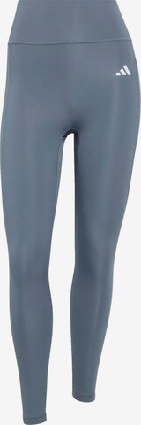 ADIDAS PERFORMANCE Sportbroek 'Optime Power Essentials' in Blauw: voorkant