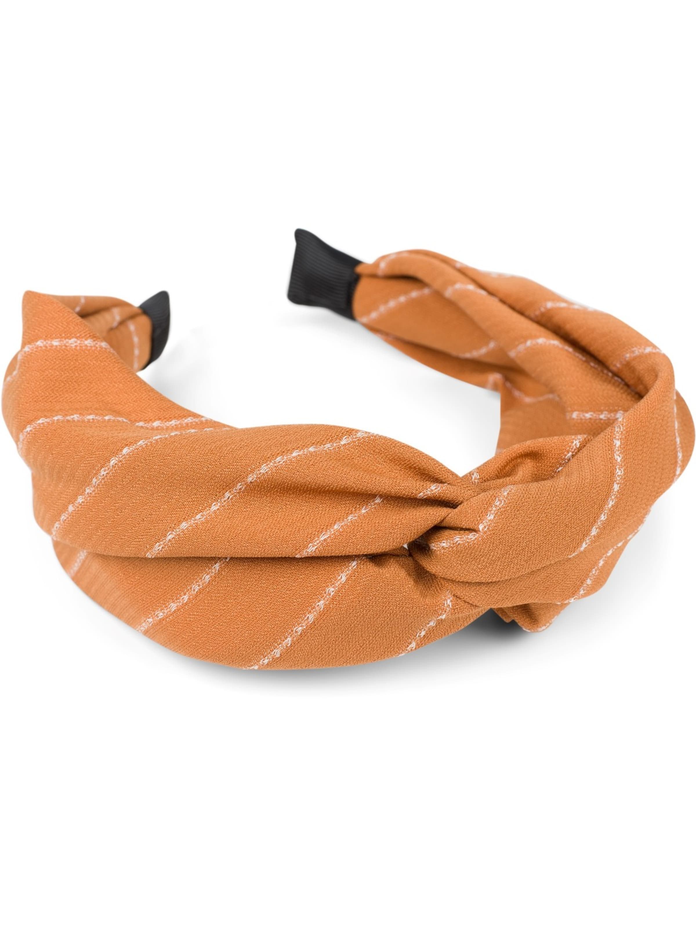 styleBREAKER Haarschmuck 'Nadelstreifen Haarreif'‌‌‌‌‌‌‌‌‌ in cognac, Produktansicht