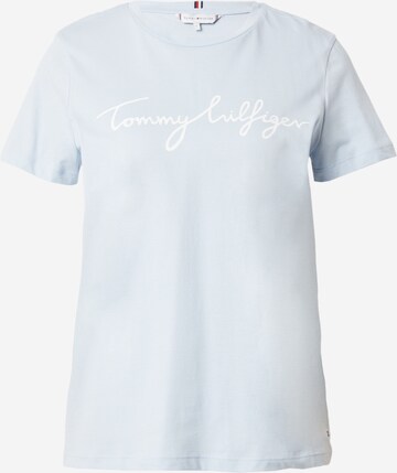 T-shirt TOMMY HILFIGER en bleu : devant