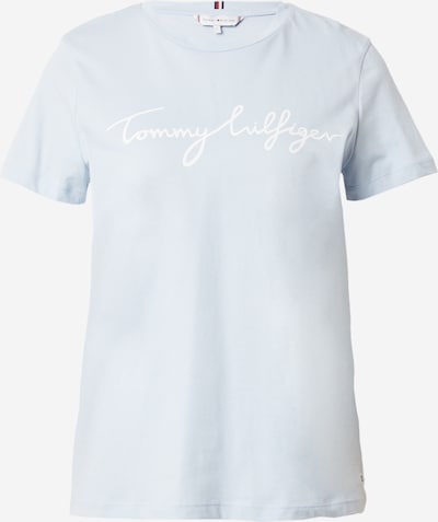 TOMMY HILFIGER T-shirt i ljusblå / vit, Produktvy