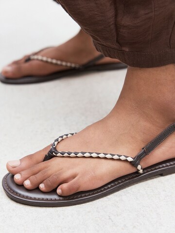 Tongs 'Forever Comfort®' Next en marron