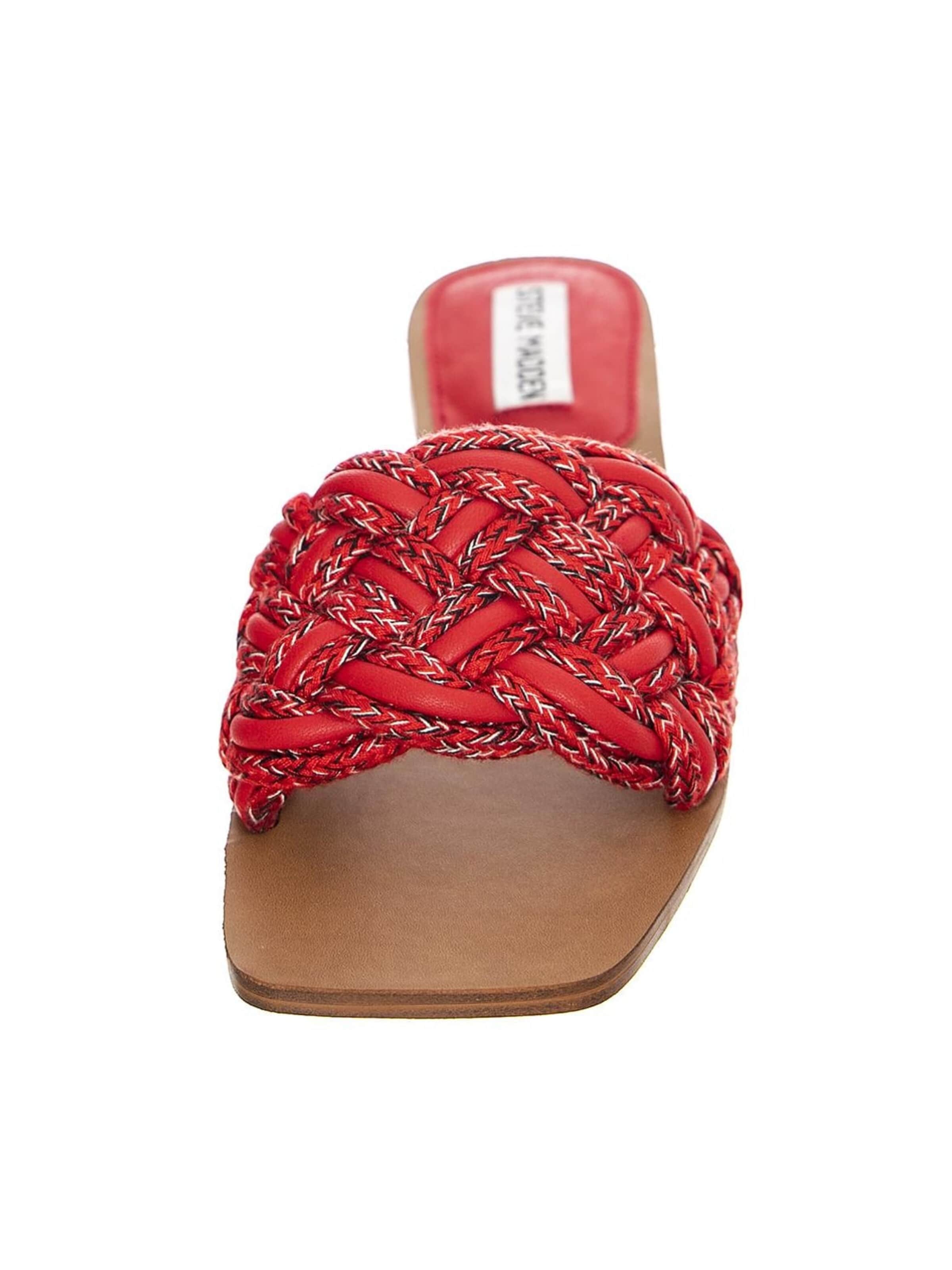 STEVE MADDEN Klapki 'Womens Nightfall Red Multi Sandals' w kolorze czerwony
