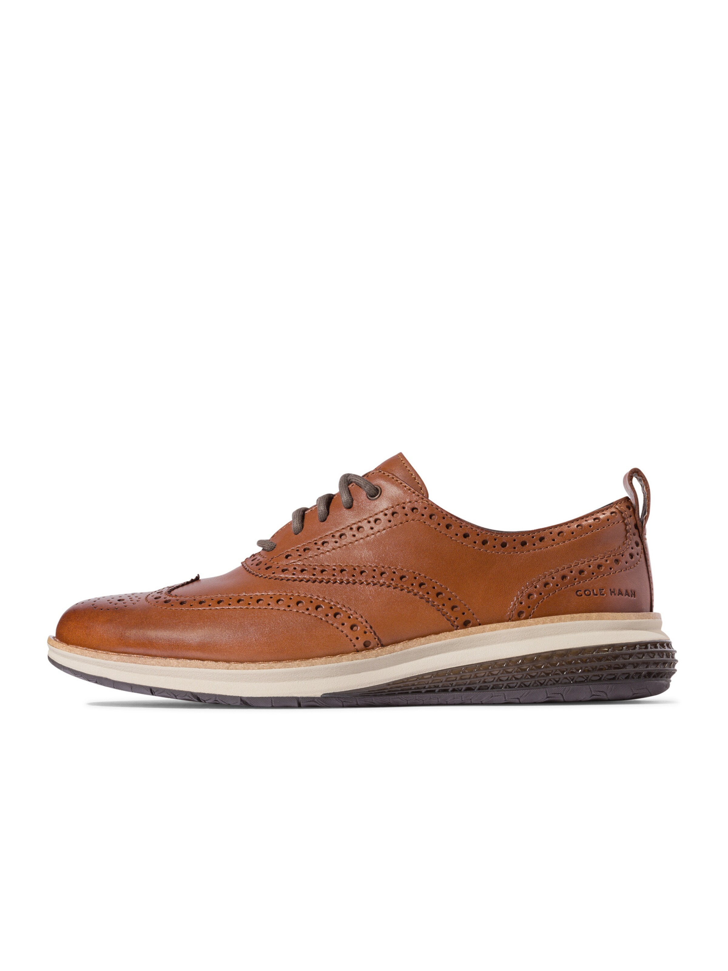 Cole Haan Veterschoen 'Wingtip Oxford' in Bruin: voorkant