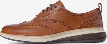 Cole Haan Lace-Up Shoes 'Wingtip Oxford' in Brown: front